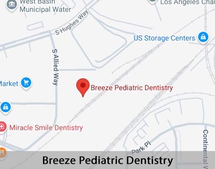 Map image for Dental Sealants in El Segundo, CA